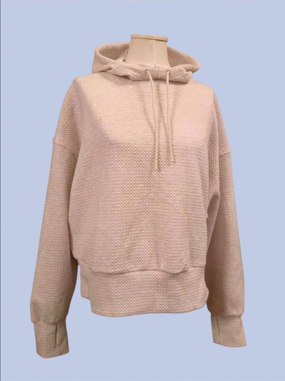 Women's Old Navy dynamic fleece waffle knit textured hoodie size large
